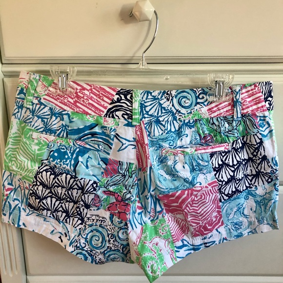Lilly Pulitzer women’s Patchwork shorts - Picture 2 of 3